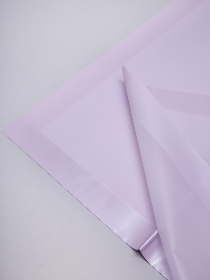 Пленка матовая 58смх58см 10 листов 50мкм кант 13 сиреневый Пленка матовая 58смх58см 10 листов 50мкм кант 13 сиреневый