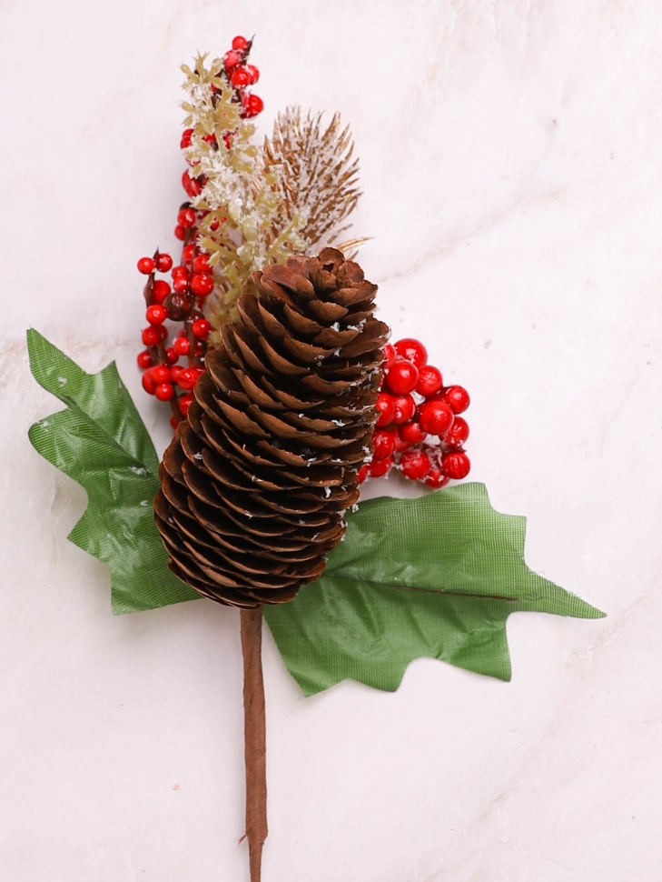 ИЦ Ветка новогодняя 27см 14-92