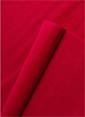 Бумага гофрированная простая, 180гр 586 вишневая Бумага гофрированная простая, 180гр 586 вишневая