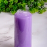 Свеча пенек d63х h150мм сиреневый Свеча пенек d63х h150мм сиреневый