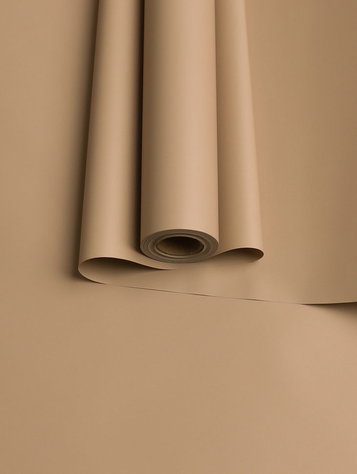 Пленка матовая 65мкм 58см х 10м Ассоль капучино Пленка матовая 65мкм 58см х 10м Ассоль капучино