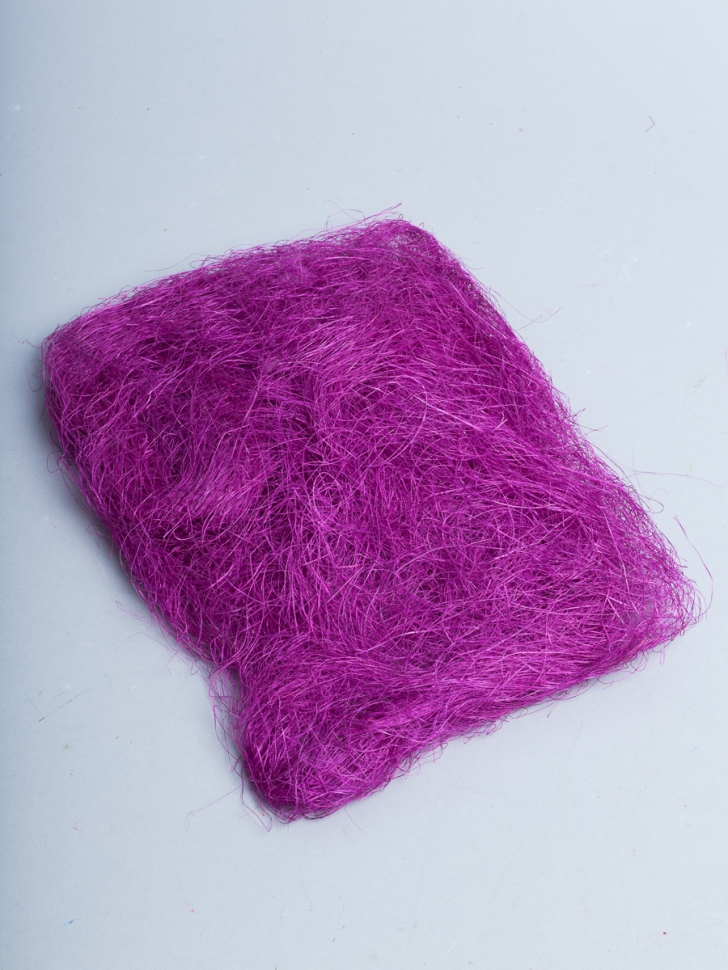 Волокно сизаля 40г П темно-сиреневый Волокно сизаля 40г П темно-сиреневый