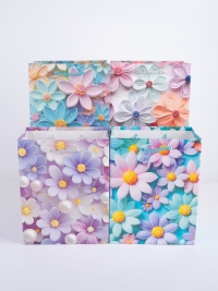 Сумочка Цветы 1870 18х23x10см микс