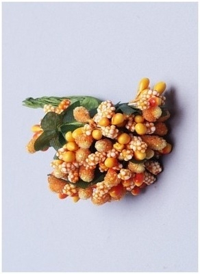 Тычинки для искусственных цветов К 12шт. желтый Тычинки для искусственных цветов К 12шт. желтый