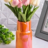 Ваза керамика 18х9,5х9,5см 8203D-07 Перламутр оранжевый Ваза керамика 18х9,5х9,5см 8203D-07 Перламутр оранжевый