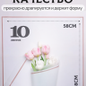 Пленка матовая 58смх58см 10 листов 50мкм кант 50 белый Пленка матовая 58смх58см 10 листов 50мкм кант 50 белый