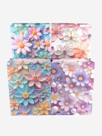 Сумочка Цветы 1870 30х41,5x12см микс