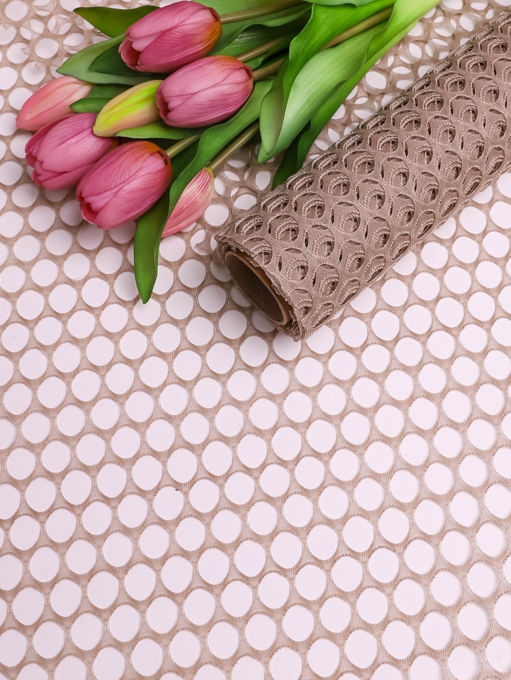 Сетка Крошет "Крупная ячейка" 60 х 5ярд миндальный Сетка Крошет "Крупная ячейка" 60 х 5ярд миндальный