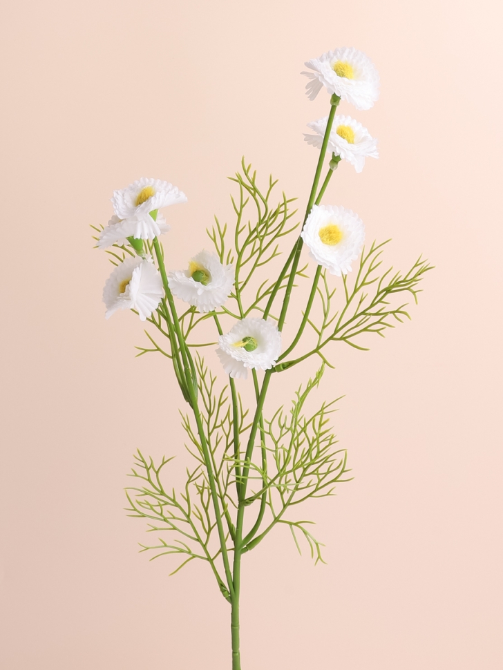 ИЦ Букет Ромашки 56см 8 голов белый ИЦ Букет Ромашки 56см 8 голов белый