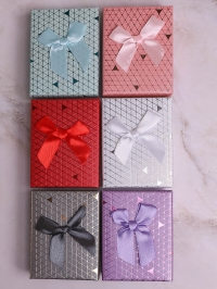 Коробка прямоугольник 7х9х2,8см сетка микс