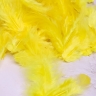 Перья цветные 9см, П лимонный Перья цветные 9см, П лимонный