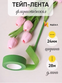 Тейп Лента 24ммx28м светло-зеленый, К