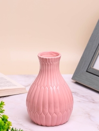 Ваза керамика 10х15,5см LZL-66 коралл