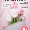 Пленка матовая 58смх58см 10 листов 50мкм кант Розовое золото, бежевый Пленка матовая 58смх58см 10 листов 50мкм кант Розовое золото, бежевый