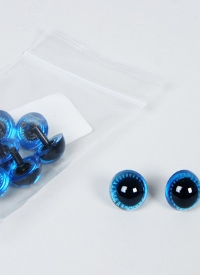 Аксессуар для декора Глазки 1,8см. 10шт синие Аксессуар для декора Глазки 1,8см. 10шт синие
