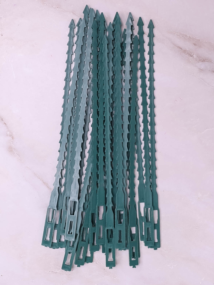 Ремешок для подвязки растений 25шт 17,5см зеленый Ремешок для подвязки растений 25шт 17,5см зеленый