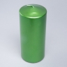 Свеча пенек d50х h120мм лак зеленый Свеча пенек d50х h120мм лак зеленый