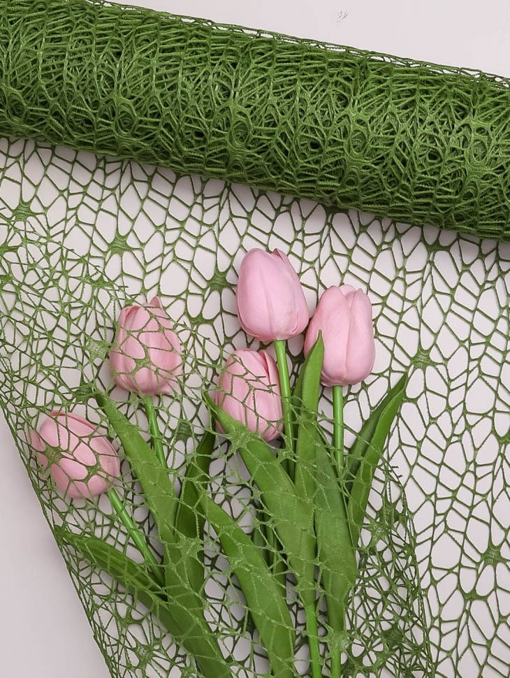 Сетка ажурная 50см х 5ярд зеленый Сетка ажурная 50см х 5ярд зеленый