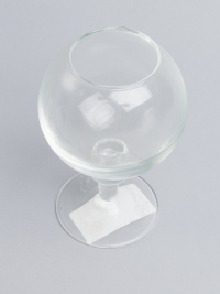 Ваза стекло Кубок №1827 Эйс малый D9,7x14,2см 