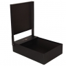 Коробка для цветов Прямоугольная 39х25х9см черная Коробка для цветов Прямоугольная 39х25х9см черная
