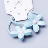 Резинки для волос, набор 2шт Цветок резной 2,5см голубой Резинки для волос, набор 2шт Цветок резной 2,5см голубой