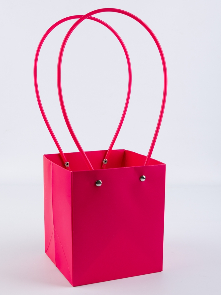 Сумочка для цветов 13х15х12,5см фуксия Сумочка для цветов 13х15х12,5см фуксия