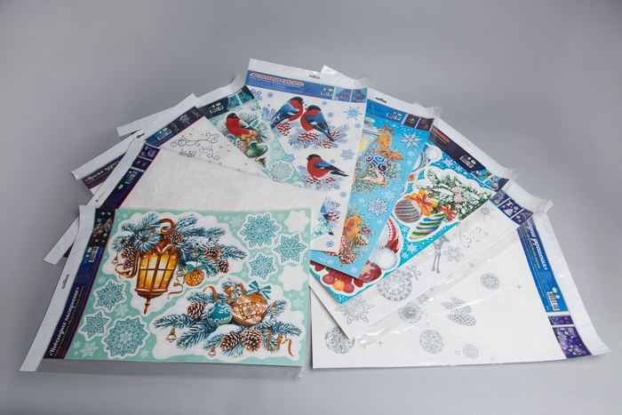 Наклейки оформительские 33,6х49,3см НГ микс Наклейки оформительские 33,6х49,3см НГ микс