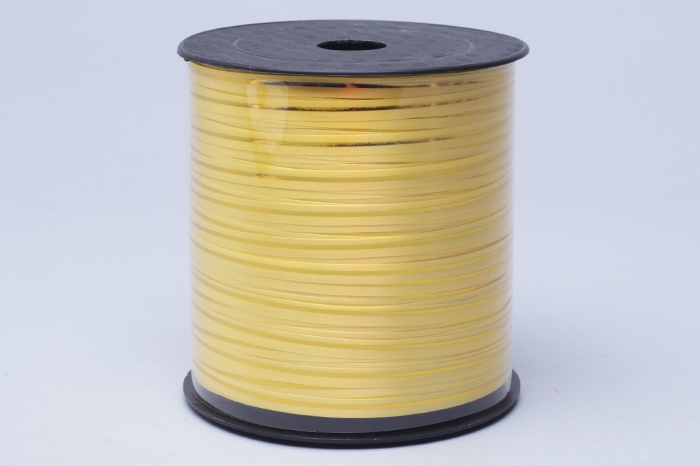 Лента золотая полоса 0,5/250 К желтая