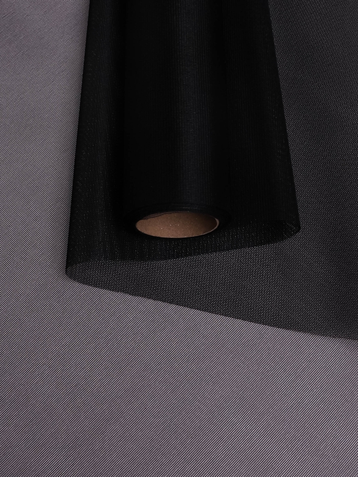 Сетка мелкая Вуаль 50 х 5ярд черный