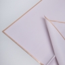 Пленка матовая 58смх58см 10 листов 50мкм кант Розовое золото, лаванда Пленка матовая 58смх58см 10 листов 50мкм кант Розовое золото, лаванда