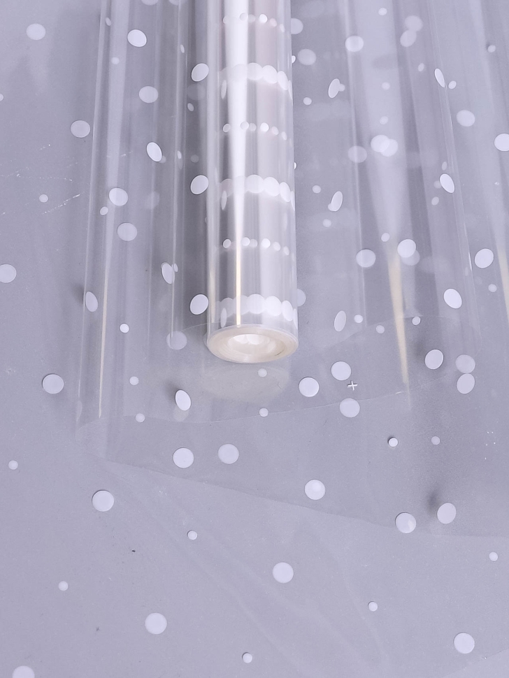 Пленка цветная с белым рисунком 100см х 0,35кг горох Пленка цветная с белым рисунком 100см х 0,35кг горох