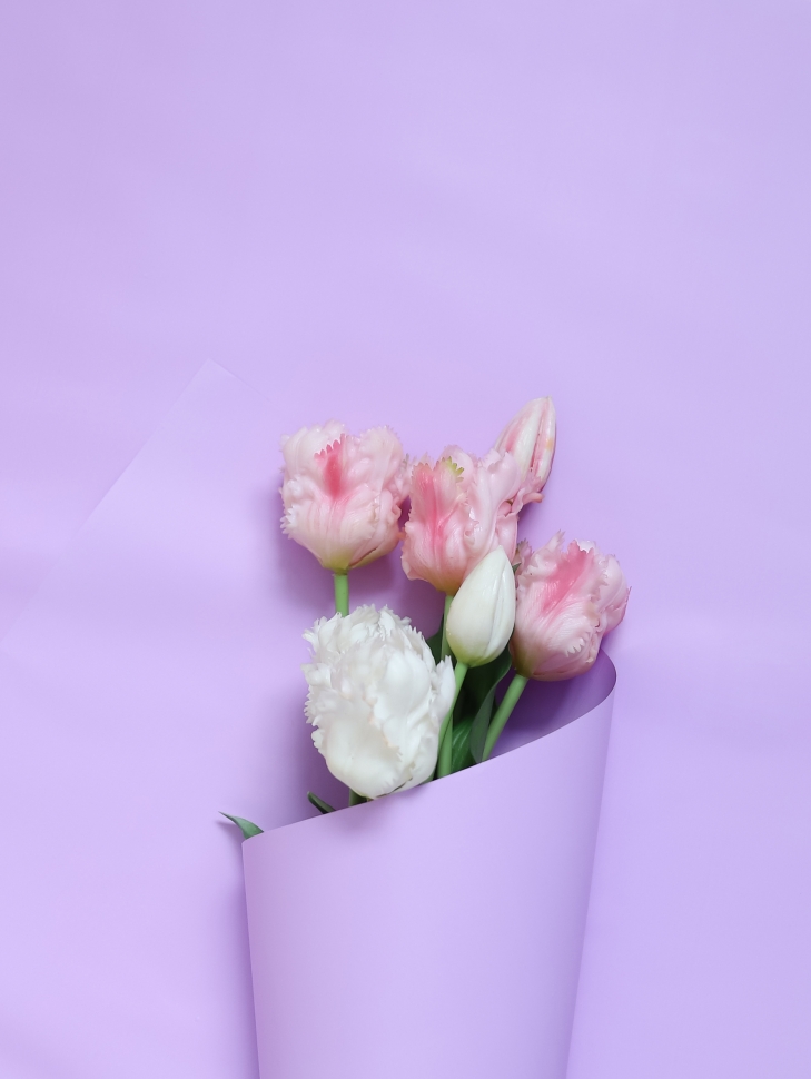 Пленка матовая 58см х 58см 60мкм 10 листов, сиреневый светлый Пленка матовая 58см х 58см 60мкм 10 листов, сиреневый светлый