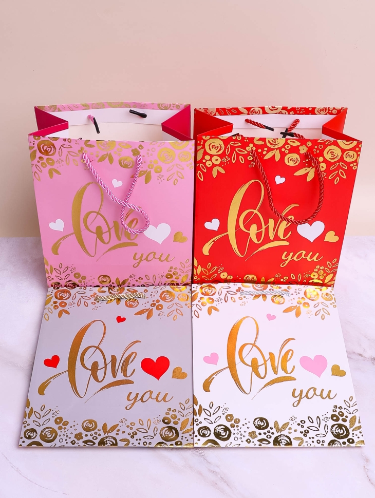 Сумочка подарочная 18х23x10см 656 романтика микс Сумочка подарочная 18х23x10см 656 романтика микс