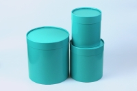 Коробка цилиндр набор из  3шт. 20х22см тиффани