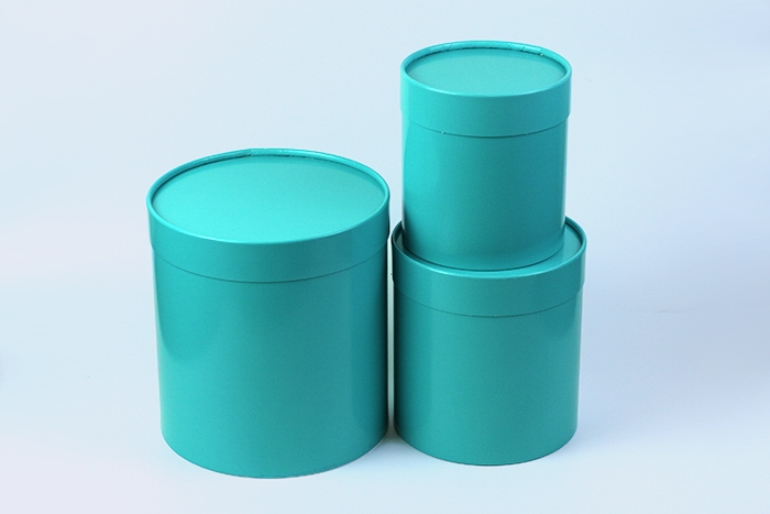 Коробка цилиндр набор из 3шт. 20х22см тиффани Коробка цилиндр набор из 3шт. 20х22см тиффани