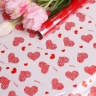 Пленка цветная Сердца Love is 70см красный Пленка цветная Сердца Love is 70см красный