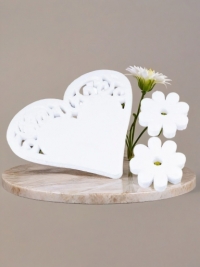 Заготовка из пенопласта &quot;Сердце ажурное-2&quot; 30х2,5см 