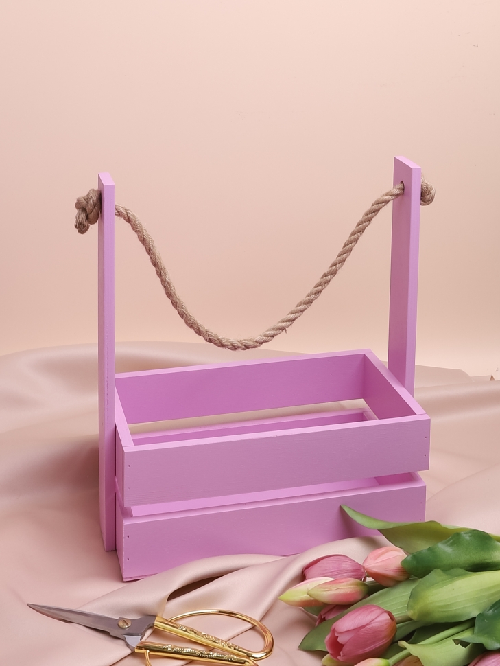 Ящик Флора H30/10.5х25,6х15,2см №11 сиреневый Ящик Флора H30/10.5х25,6х15,2см №11 сиреневый