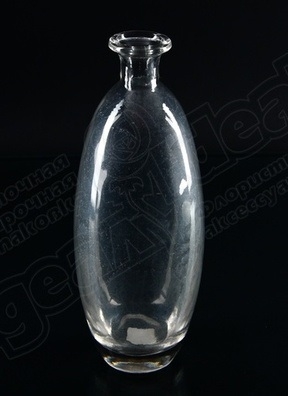 Ваза стекло 2440 Бутылочка Пуаро H21,5 D9