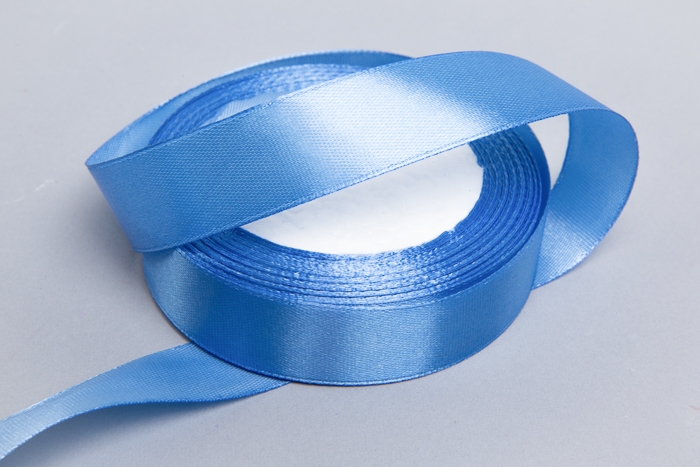 Лента атласная 20мм х 25ярд JD синий Лента атласная 20мм х 25ярд JD синий