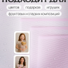 Пленка матовая 58смх58см 10 листов 50мкм Полоски розовый светлый с розовым кантом Пленка матовая 58смх58см 10 листов 50мкм Полоски розовый светлый с розовым кантом