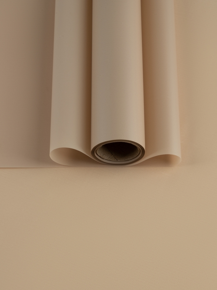 Пленка матовая 60см х 10м  на втулке капучино