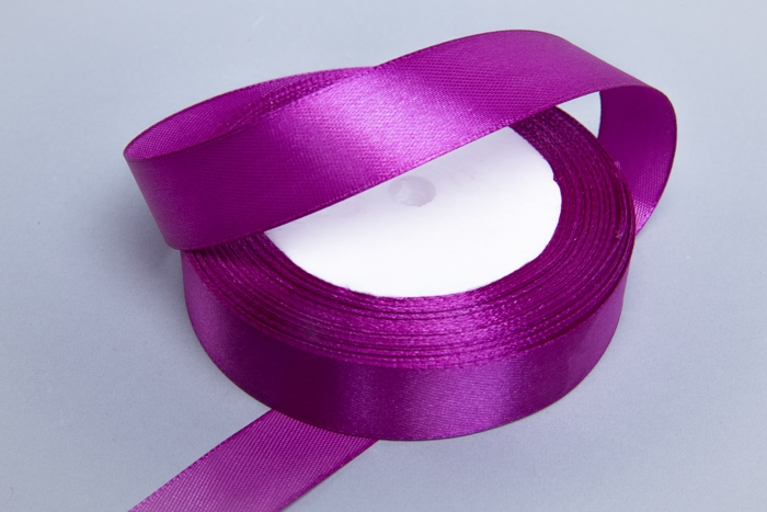 Лента атласная 20мм х 25ярд JD фиолетовый Лента атласная 20мм х 25ярд JD фиолетовый