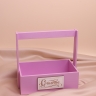 Ящик Флора H25/8.3х24,5х13см Счастье сиреневый Ящик Флора H25/8.3х24,5х13см Счастье сиреневый