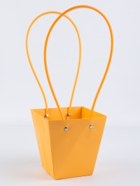 Сумочка для цветов 12х8х12,5см М114 желтый